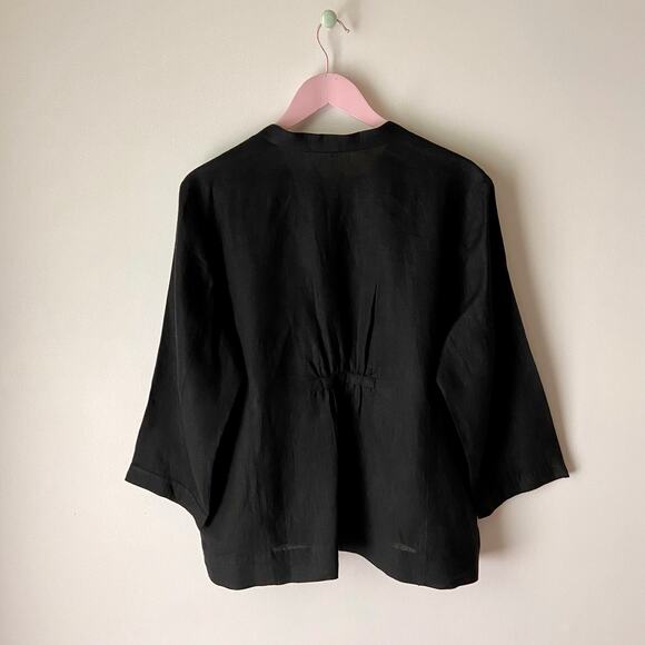 Eileen Fisher Linen Blouse Size XL - Picture 2 of 7